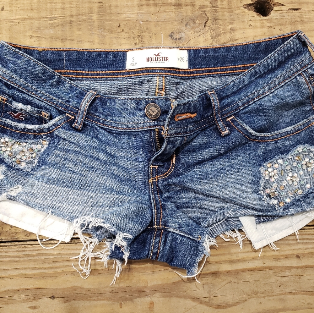 Hollister women's jean shorts